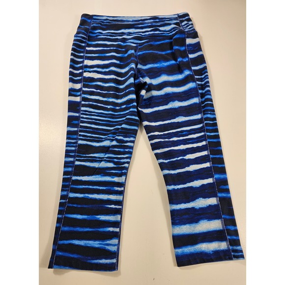 Nike dri fit one legend pant size M Medium Capri blue swift EUC - Picture 2 of 7